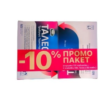Промо комплект Талес за мъжко либидо 2х60 филмирани таблетки Nobel Pharma