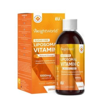 Витамин C (липозомен), с вкус на портокал 1000 mg х 250 мл Weight World