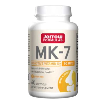 MK-7 Менахинон-7, 90 мкг x90 софтгел таблетки, Jarrow