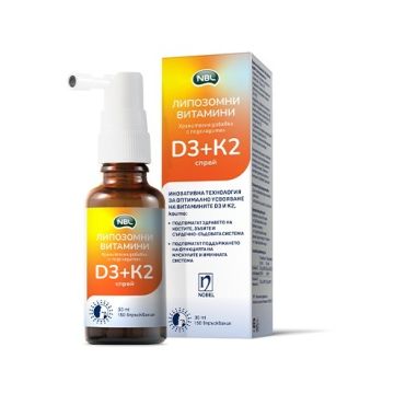 Липозомни Витамини D3+K2 спрей х30 мл Nobel Pharma
