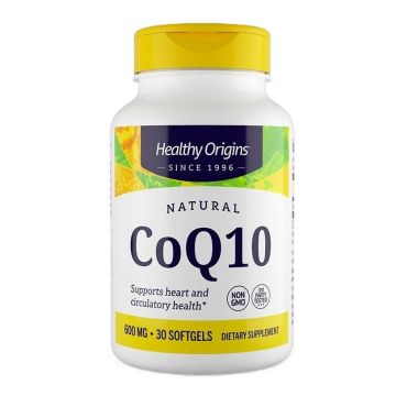 Коензим Q10 Убиквинон 600 mg х30 софтгел капсули Healthy Origins