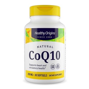 Коензим Q10 Убиквинон 200 mg х30 софтгел капсули Healthy Origins