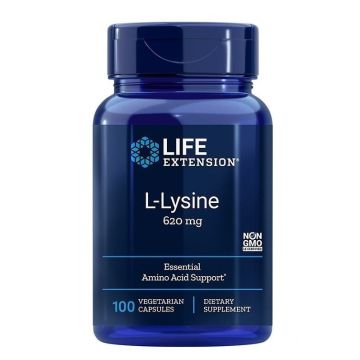 Л-лизин 620 mg x100 капсули Life Extension