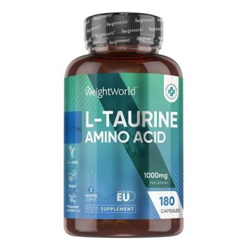 L-Таурин 500 mg х180 капсули Weight World