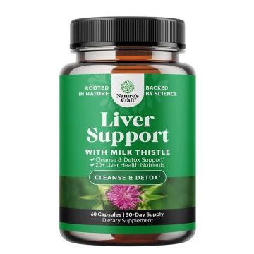Liver Support Подкрепа за черния дроб и жлъчния поток х60 капсули Nature's Craft
