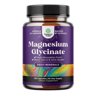 Магнезий бисглицинат 125 mg х120 капсули Nature's Craft