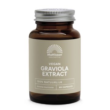 Гравиола екстракт от плод 480 mg х 60 капсули Mattisson Healthstyle