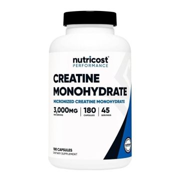 Креатин монохидрат 750 мг х 180 капсули Nutricost