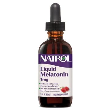 Мелатонин течен 1mg х60 мл Natrol