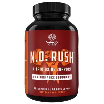 N.O. Rush Азотен Оксид х60 капсули Nature's Craft