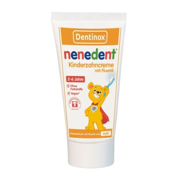Nenedent Kinder Паста за зъби с флуорид за деца от 2 до 6 години x50 мл