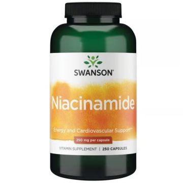 Никотинамид 250 мг х250 капсули Swanson