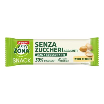 Enerzona Snack Balance Диетичен бар с вкус на фъстъци и бял шоколад х33 грама
