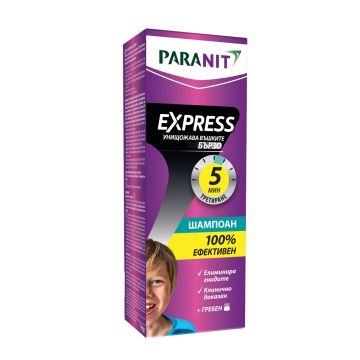 Paranit Express шампоан против въшки х200мл Perrigo