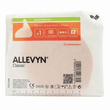 Allevyn Heel Незалепваща превръзка от полиуретанова пяна за пета 10,5см х13,5 см х1 брой