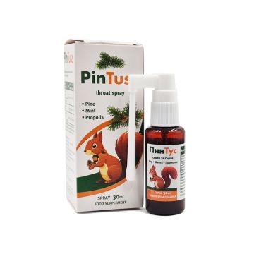 PinTuss Спрей за гърло x30 мл