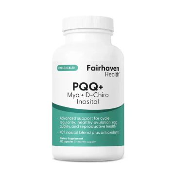 PQQ+ Myo + D-Chiro Inositol за жени със синдром на поликистозни яйчници х120 капсули Fairhaven Health