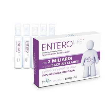 EnteroLife Пробиотик, 4 млрд. пробиотици 5 ml х20 флакона Paladin Pharma
