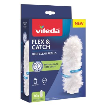 Vileda Flex & Catch Резервни кърпи за прах х10 броя