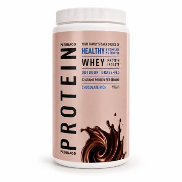 Healthy Whey Protein Суроватъчен протеин изолат, вкус Шоколад х450 г Pregnaco