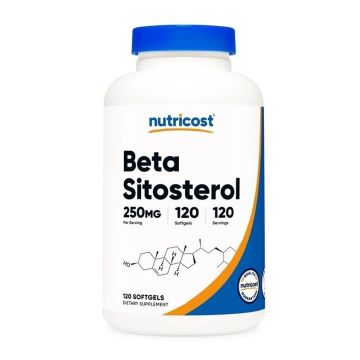 Бета-Ситостероли за простната жлеза 250 mg х120 софтгел капсули Nutricost
