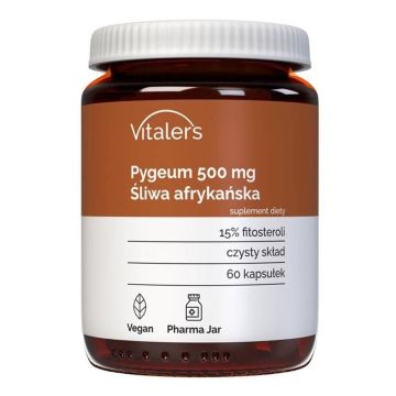 Пигеум (Африканска череша) за простата и уринарен тракт 500 mg x60 капсули Vitaler's