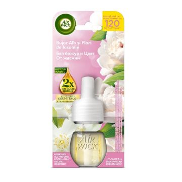 Air Wick White Peony & Jasmine Blossom Пълнител за електрически ароматизатор х19 мл