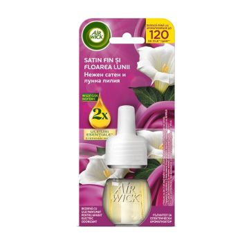 Air Wick Satin & Moonflower Пълнител за електрически ароматизатор х19 мл