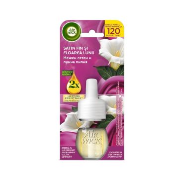 Air Wick Satin & Moon Lily Пълнител за електрически ароматизатор х19 мл