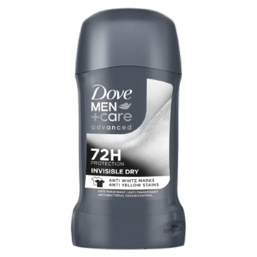 Dove Men+Care Advanced Care Invisible Dry Део стик против изпотяване за мъже х50 мл