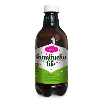 Kombucha Life Естествено газиран чай с роза х500 мл