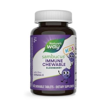 Sambucus Kids за деца х40 дъвчащи таблетки Nature's Way