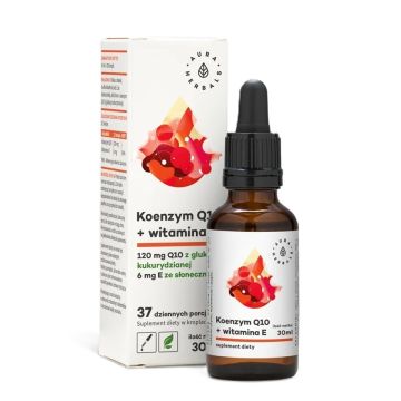 Коензим Q10 и Витамин Е, капки х30 мл Aura Herbals