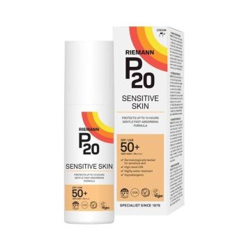 Riemann P20 Sensitive Skin Слънцезащитен крем за тяло, SPF50+ x100 мл