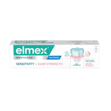 Elmex Sensitivity + Gum Care Whitening Паста за чувствителни зъби и венци х75 мл