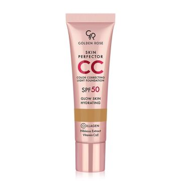 Golden Rose Skin Perfector CC крем за изравняване на тена SPF50 х30 мл, 106