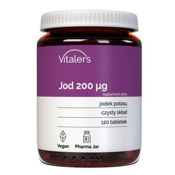 Йод за щитовидната жлеза 200 µg х120 таблетки Vitaler's