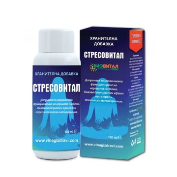 Biovital Стресовитал капки при стрес тревожност и безсъние x100 мл