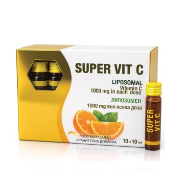 Super Vit C Липозомен витамин C x10 флакона VitaSanus