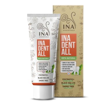 Ina Essentials Ina Dent-All Натурална паста за зъби без флуорид x75 мл