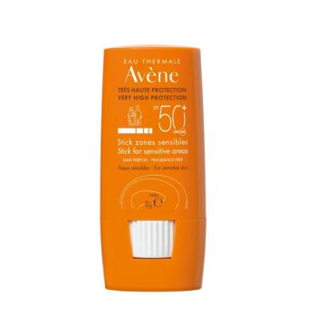 Avene Слънцезащитен стик за чувствителни зони SPF 50+ x8 грама