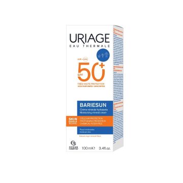 Uriage Bariesun Минерален хидратиращ крем за лице и тяло SPF50+ х100 мл