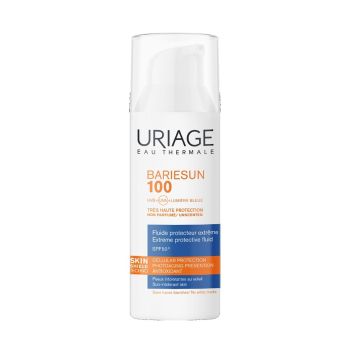Uriage Bariesun 100 Слънцезащитен флуид за лице с екстремна защита SPF50+ х50 мл