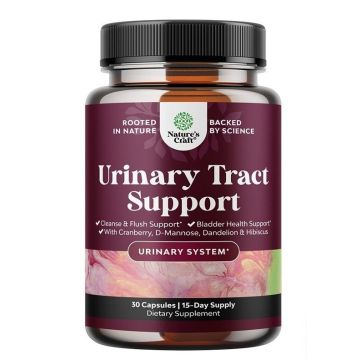 Urinary Tract Support D-Маноза с Червена боровинка за пикочните пътища х30 веган капсули Nature's Craft