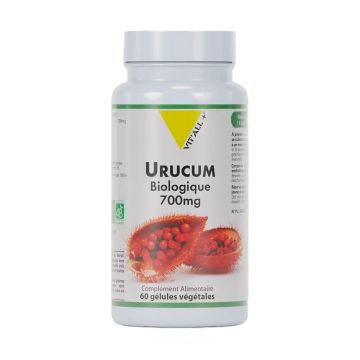 Urucum Biologique Анато за кожата и косата 700 mg x60 капсули Vit'All+