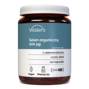 Селен (L-селенометионин) 200 µg х120 капсули Vitaler's