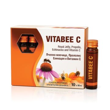 Vitabee C Пчелно млечице, прополис, ехинацея и витамин C x10 флакона VitaSanus