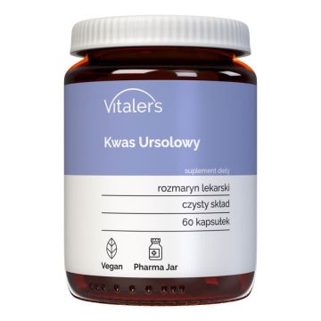Урсолова киселина от розмарин 125 mg х60 капсули Vitaler's