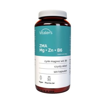 ZMA Магнезий с Цинк и Витамин B6 х120 капсули Vitaler's