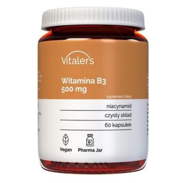 Витамин B3 500 mg х60 капсули Vitaler's